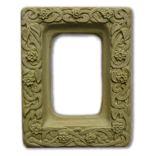 Dwellingdesigns Flower Vines Picture Frame Mold- Set of 2 - DW1621325