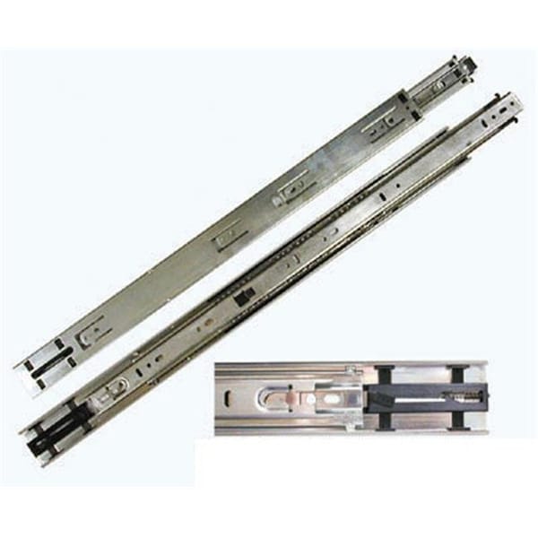 Knape & Vogt Knape & Vogt Kv8417 B16 16 In. Self-Closing 100 Lb. Full Extension Drawer Slide - Anochrome - KV8417 B16