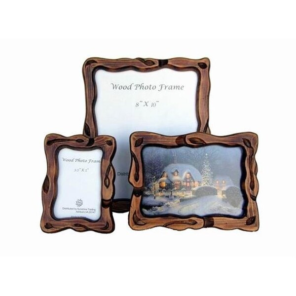 Sunshine Trading Sunshine Trading ST-23-7 Handmade Wood Photo Frame - 5 x 7 Inch - ST-23-7