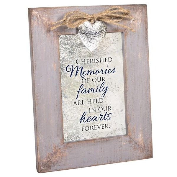 Dicksons Dicksons LF47GR Memories Family Hearts Forever Photo Frame - 4 x 6 in. - LF47GR