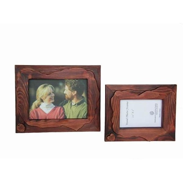 Sunshine Trading Sunshine Trading ST-13-7 Handmade Wood Photo Frame - 5 x 7 Inch - ST-13-7