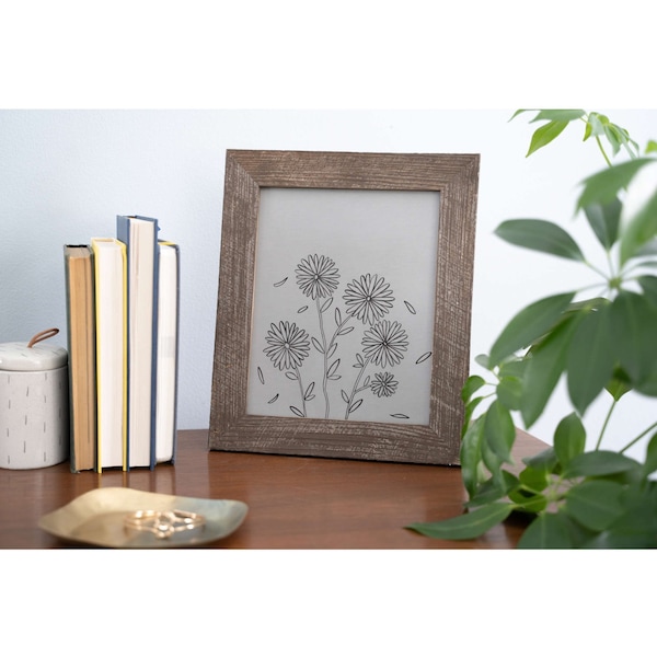 Barnwoodusa Rustic Farmhouse Reclaimed 8.5x11 Picture Frame (Espresso) - 672713219606