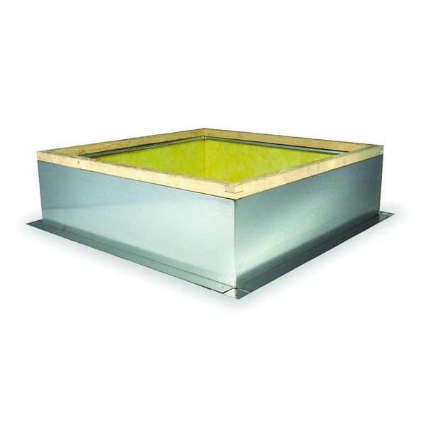 Dayton Roof Curb, Fixed, Nonvented, O.D 27 In - 3AZH7
