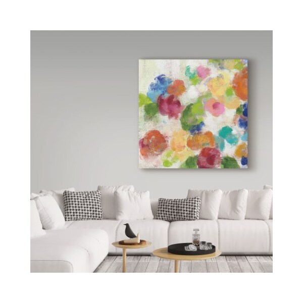 Trademark Fine Art Silvia Vassileva 'Hydrangea Bouquet I Square I' Canvas Art, 35x35 - WAP04130-C3535GG