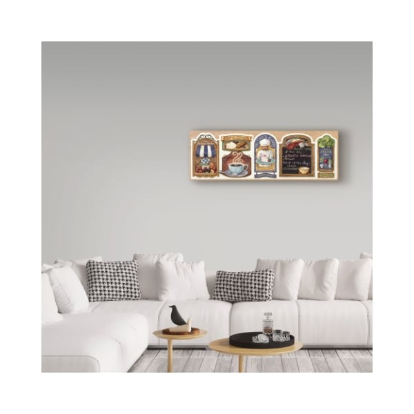 Trademark Fine Art Lisa Audit 'Signs Stoves Kitchen' Canvas Art, 10x32 - ALI24803-C1032GG