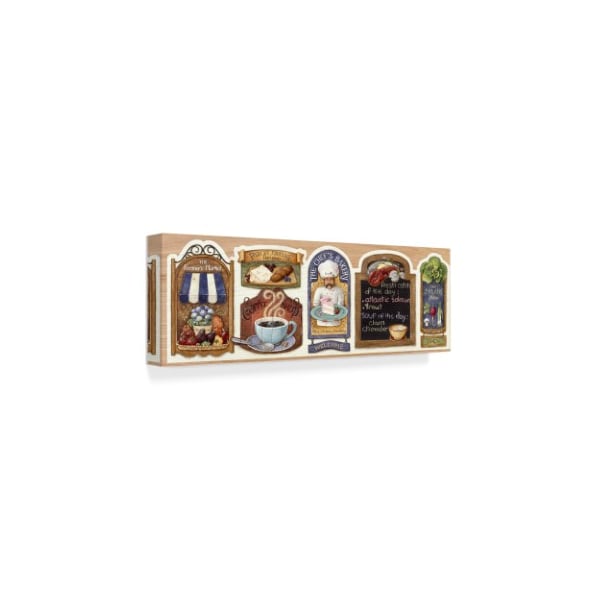 Trademark Fine Art Lisa Audit 'Signs Stoves Kitchen' Canvas Art, 10x32 - ALI24803-C1032GG