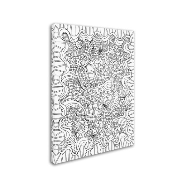 Trademark Fine Art Kathy G. Ahrens 'Mixed Coloring Book 43' Canvas Art, 35x47 - ALI3468-C3547GG