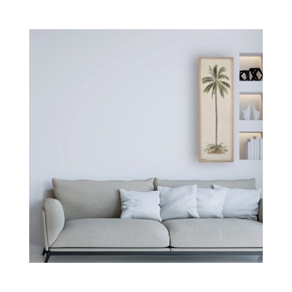 Trademark Fine Art Debra Lake 'Palm Tree Profile' Canvas Art, 6x19 - ALI47150-C619GG