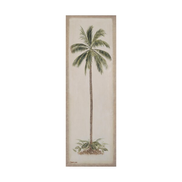 Trademark Fine Art Debra Lake 'Palm Tree Profile' Canvas Art, 6x19 - ALI47150-C619GG