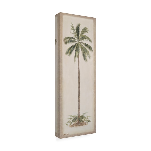 Trademark Fine Art Debra Lake 'Palm Tree Profile' Canvas Art, 6x19 - ALI47150-C619GG