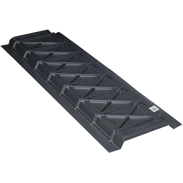 Provent UPV14480 Roof Ventilator, 48 in OAL, 14 in OAW, 15 sqin Net Free Ventilating Area, Plastic, Black - UPV14480/1448050