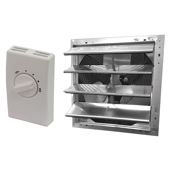 Dayton DAYTON Alu/Steel 8"H 19.25"W Exhst Fan - 347HX9