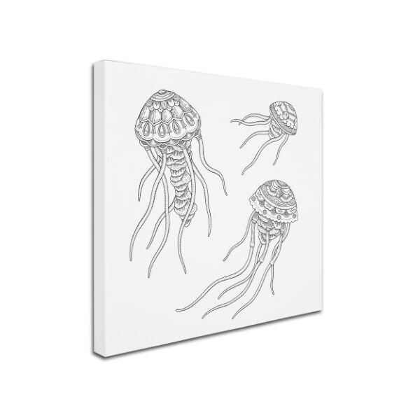 Trademark Fine Art Filippo Cardu 'Jellyfish Family' Canvas Art, 24x24 - ALI2760-C2424GG