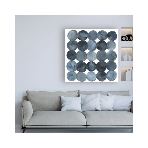 Trademark Fine Art Emma Scarvey 'Blue Grey Density II' Canvas Art, 24x24 - WAG15303-C2424GG