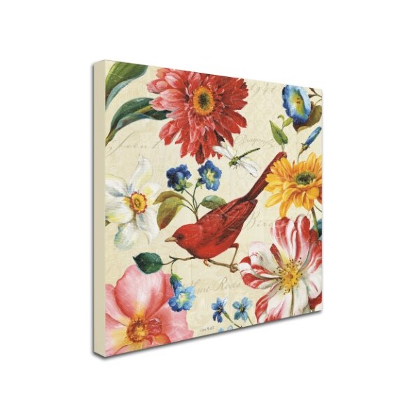 Trademark Fine Art Lisa Audit 'Rainbow Garden III - Cream' Canvas Art, 35x35 - WAP0209-C3535GG