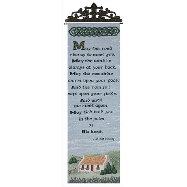 Manual Woodworkers & Weavers The Road Rises Tapestry Wall Hanging Vertical 13 X 36.5 in. - HWPTRR