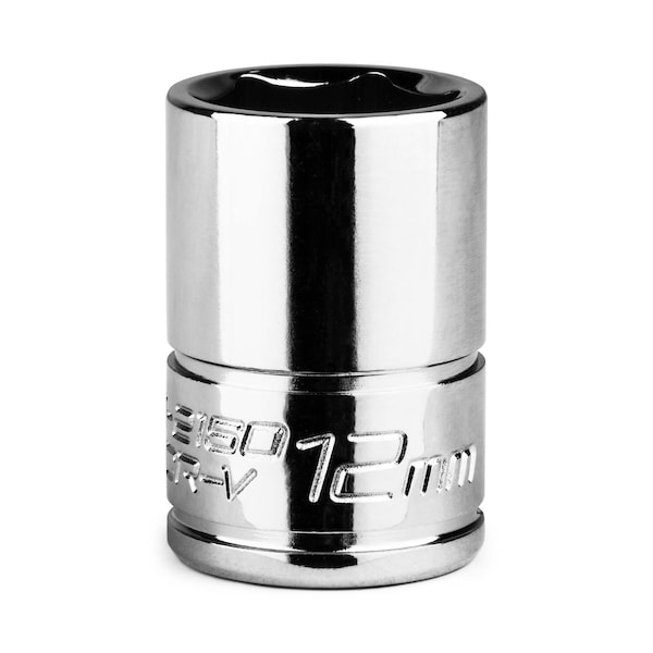 Capri Tools 1/4 in Drive 12 mm 6-Point Metric Shallow Socket - 1-2150
