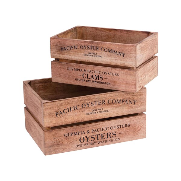 Elk Studio Oysters and Clams Boxes Set of 2 - BOX001