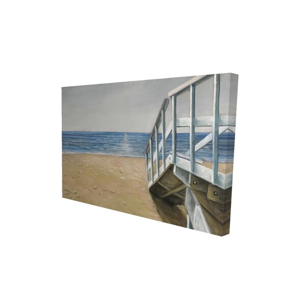 Begin Home Decor 12 x 18 in. Seaside Landscape-Print on Canvas - 2080-1218-CO44