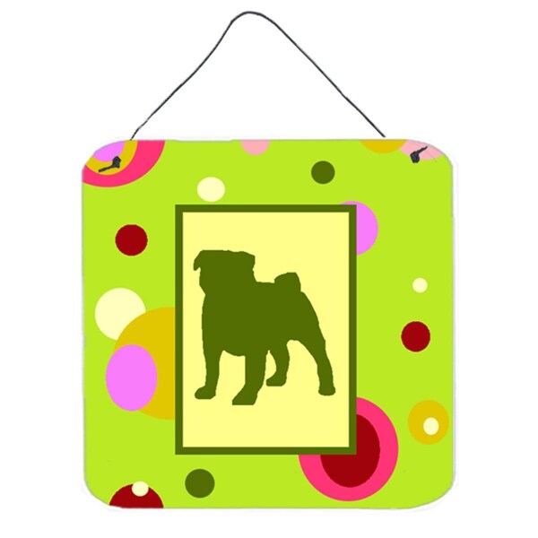 Micasa Pug Aluminium Metal Wall Or Door Hanging Prints - MI231555