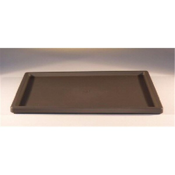 Parche Humidity & Drip Bonsai Tray, Dark Grey & Brown - PA2202891