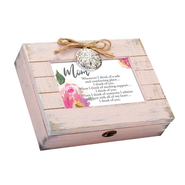Cottage Garden 6 x 4 in. Mom, Whenever I Think of A Safe Music Box - L249PK