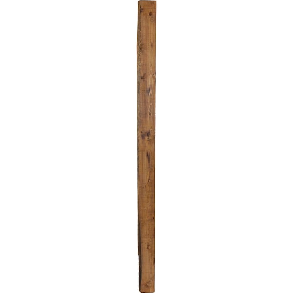 Ekena Millwork 19"W x 60"H x 3 1/2"D Vintage Farmhouse 4 Rung Ladder, Barnwood Decor Collection, Weathered Brown - DECR019X060X04LDRBR