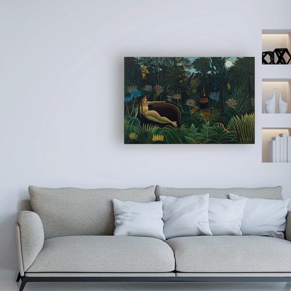 Trademark Fine Art Henri Rousseau 'The dream' Canvas Art, 30x47 - AA01444-C3047GG