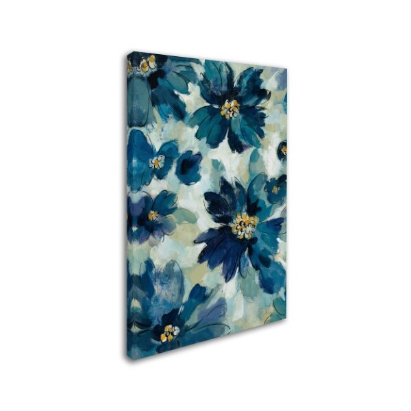 Trademark Fine Art Silvia Vassileva 'Inky Floral I' Canvas Art, 12x19 - WAP00697-C1219GG
