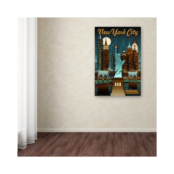 Trademark Fine Art Lantern Press 'Travel 124' Canvas Art, 12x19 - ALI09911-C1219GG