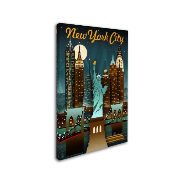 Trademark Fine Art Lantern Press 'Travel 124' Canvas Art, 12x19 - ALI09911-C1219GG