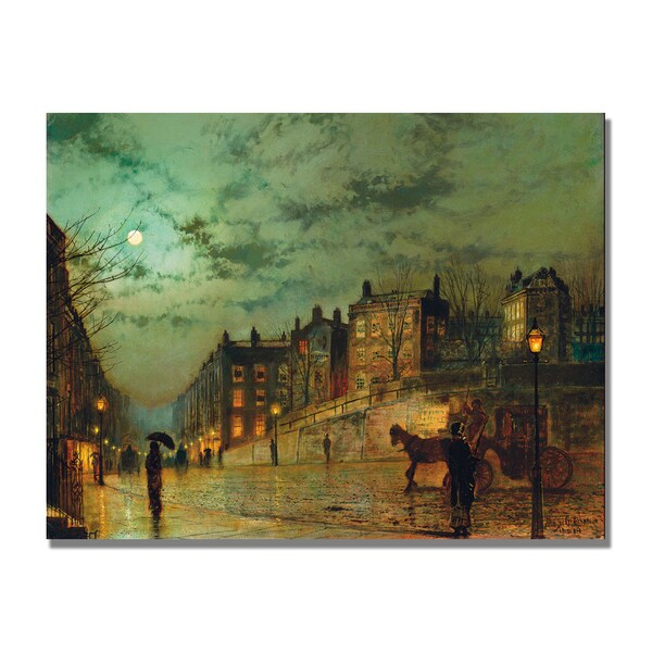 Trademark Fine Art John Grimshaw 'Hampstead Hill' Canvas Art, 18x24 - BL0974-C1824GG