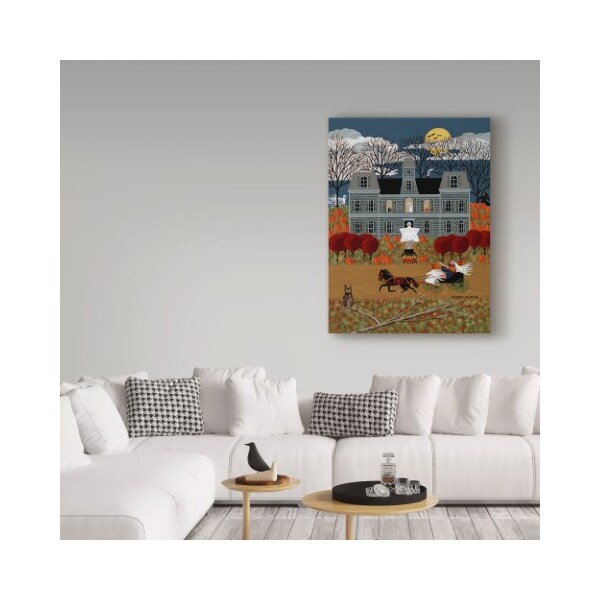 Trademark Fine Art Anthony Kleem 'Halloween Ghost' Canvas Art, 24x32 - ALI38422-C2432GG