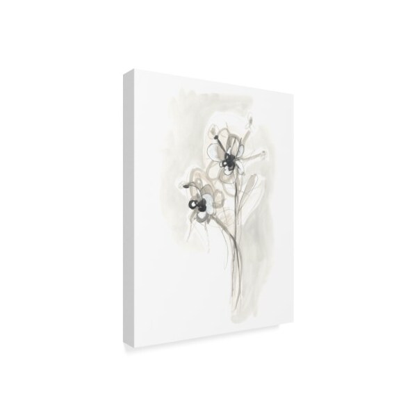 Trademark Fine Art June Erica Vess 'Neutral Floral Gesture Vii' Canvas Art, 24x32 - WAG09073-C2432GG