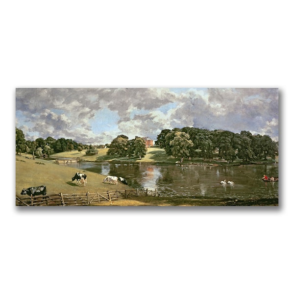 Trademark Fine Art John Constable 'Wivenhoe Park Essex' Canvas Art, 24x47 - BL0771-C2447GG