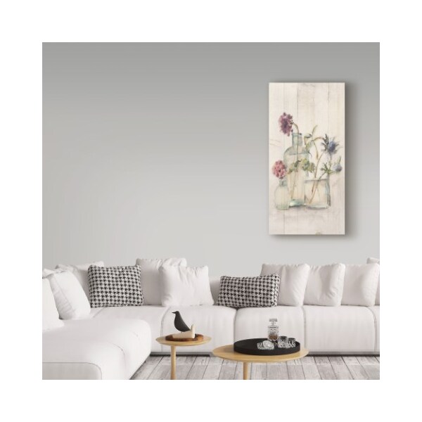 Trademark Fine Art Cheri Blum 'Blossoms on Birch II Panel' Canvas Art, 24x47 - WAP02725-C2447GG