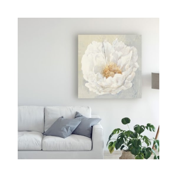 Trademark Fine Art Julia Purinton 'Serene Peony' Canvas Art, 35x35 - WAP09890-C3535GG