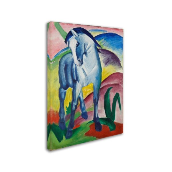 Trademark Fine Art Franz Marc 'Blue Horse' Canvas Art, 35x47 - AA00510-C3547GG