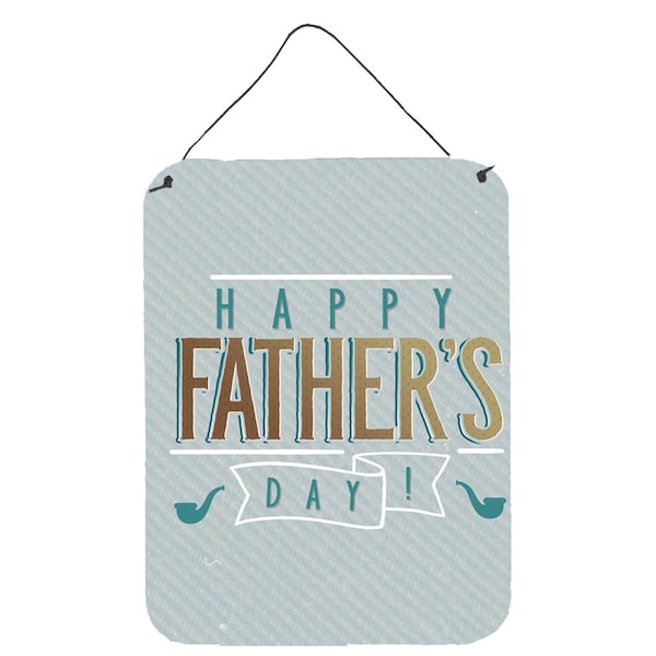 Carolines Treasures Happy Fathers Day Wall or Door Hanging Prints - BB5429DS1216