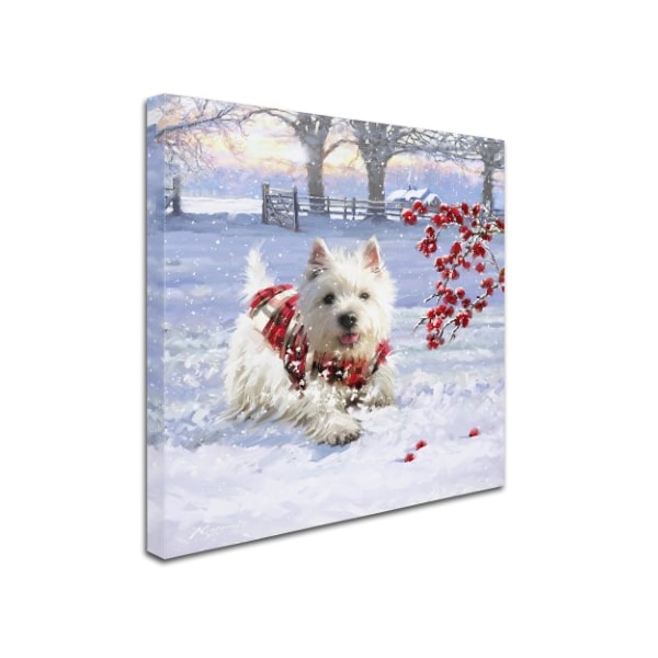 Trademark Fine Art The Macneil Studio 'Westie Fun' Canvas Art, 14x14 - ALI9078-C1414GG