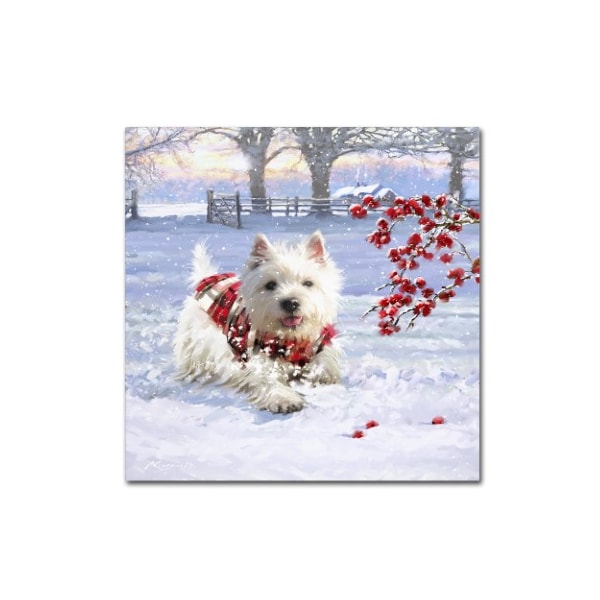 Trademark Fine Art The Macneil Studio 'Westie Fun' Canvas Art, 14x14 - ALI9078-C1414GG