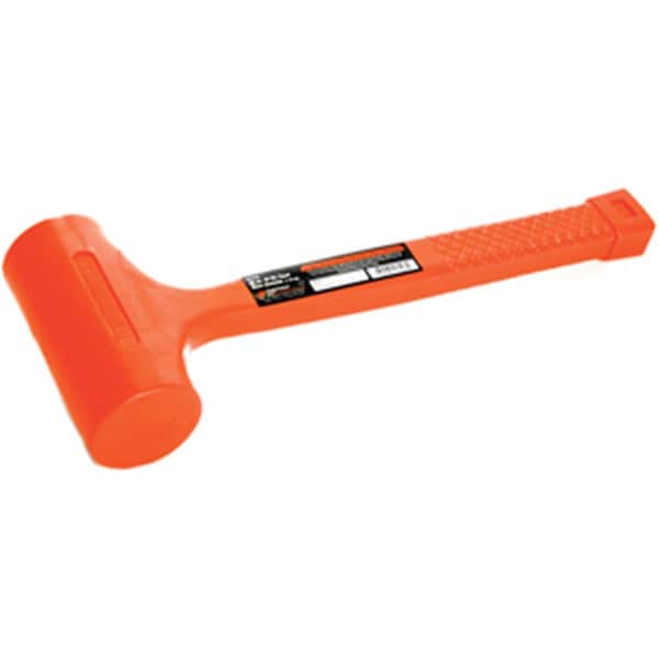 Dendesigns 48 Oz. Hi-Viz Dead Blow Hammer with 18.1 in. Handle - DE68315