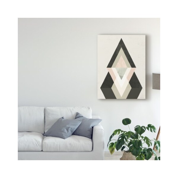 Trademark Fine Art Green Lili 'Mountains Beyond Mountains Ii' Canvas Art, 14x19 - WAG06646-C1419GG