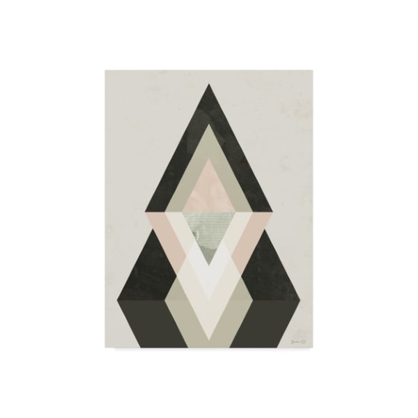 Trademark Fine Art Green Lili 'Mountains Beyond Mountains Ii' Canvas Art, 14x19 - WAG06646-C1419GG