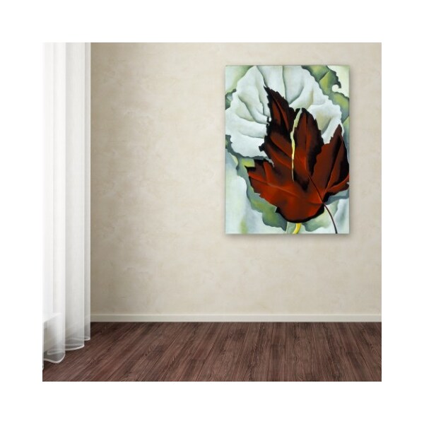 Trademark Fine Art Georgia O'Keefe 'Pattern of Leaves' Canvas Art, 18x24 - ALI10076-C1824GG