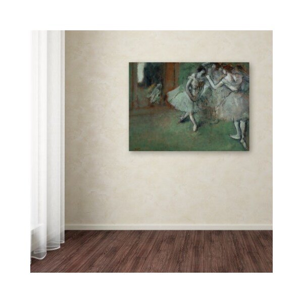 Trademark Fine Art Degas 'A Group Of Dancers' Canvas Art, 18x24 - AA00254-C1824GG