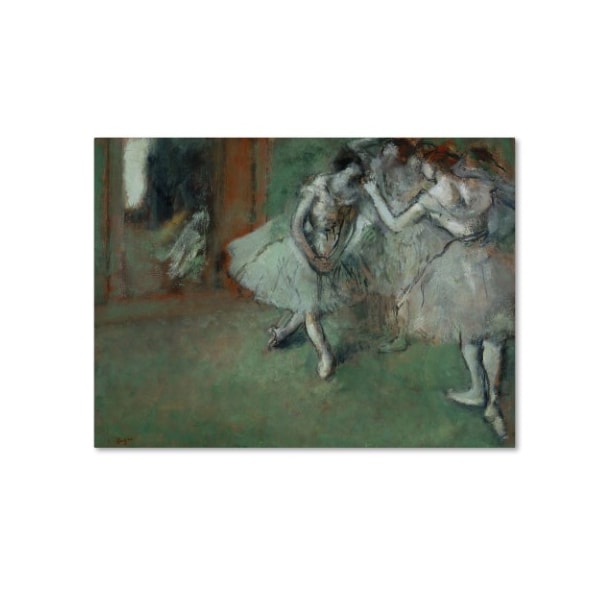 Trademark Fine Art Degas 'A Group Of Dancers' Canvas Art, 18x24 - AA00254-C1824GG