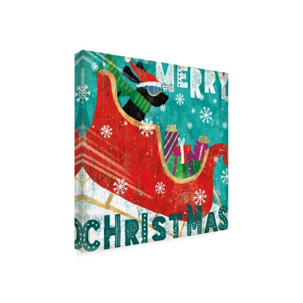 Trademark Fine Art Veronique Charron 'Merry Making III' Canvas Art, 24x24 - WAP11562-C2424GG