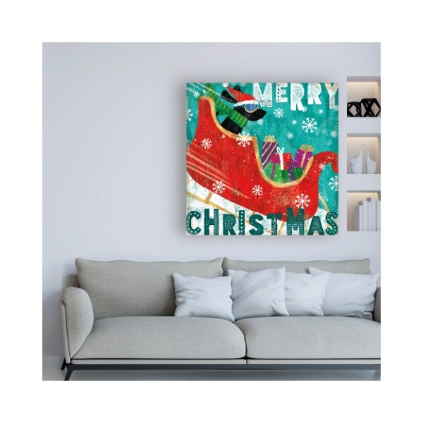 Trademark Fine Art Veronique Charron 'Merry Making III' Canvas Art, 24x24 - WAP11562-C2424GG