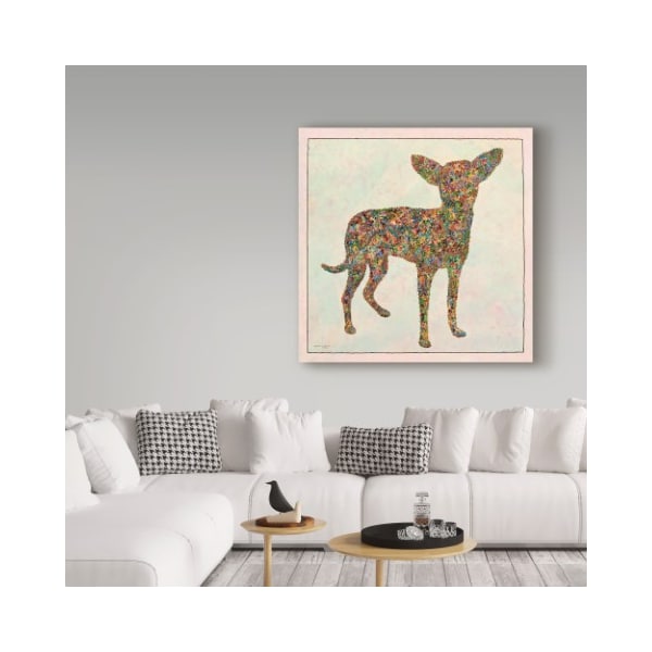 Trademark Fine Art James W. Johnson 'Chihuahua Shape' Canvas Art, 24x24 - ALI36268-C2424GG